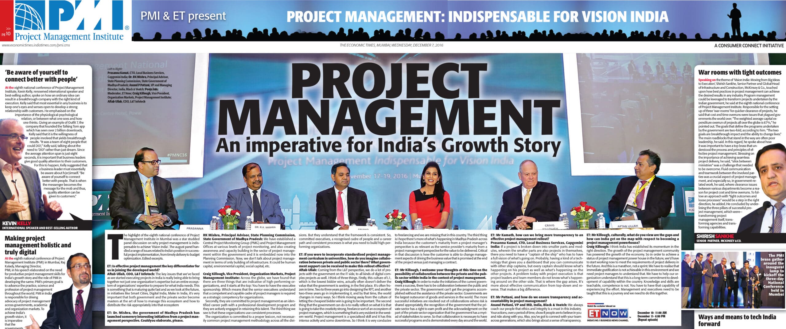 Pooja Jain media professional presenting on a TV news show